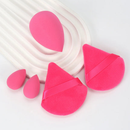 5Pcs Professional Makeup Sponge Set - Soft, Gentle, Multi-Purpose Tools for Perfect Foundation, Powder and Blush Application