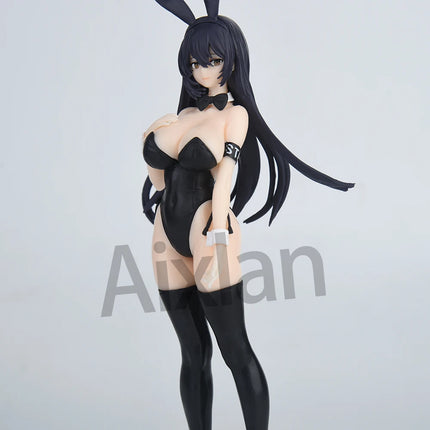 25cm B full Japanese Sexy Nude Girl Kuro Bunny Kouhai chan Mask ver1/7 PVC Action Figure Toy Adults Collection Model Doll gift