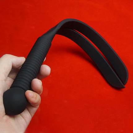 Stung Dual Tip Silicone Tawse BDSM Paddle,Spanking Tawse Whip Flogger Sex Toys for Couples,SM Adult Games