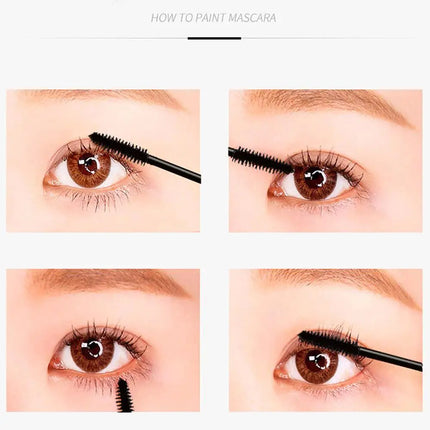 Thick Lengthening Fiber Mascara – Waterproof, Smudge-Proof, Extra Volume & Curling Eyelash Extension Makeup Tool 2026 New