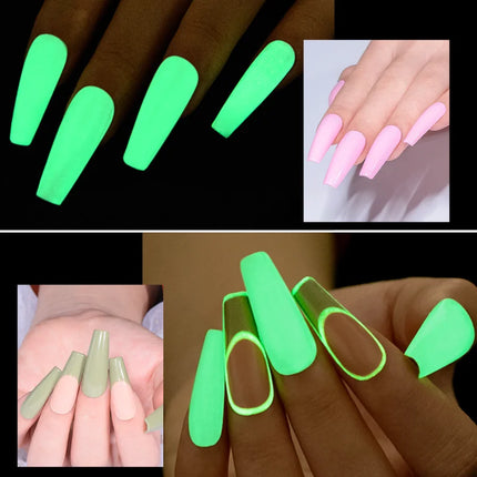 10ml Milk White Luminous Top Coat Gel Nail Polish Neon UV LED Nails Gel Soak Off Gel Varnish Fluorescent Nail Art Nail Supplies