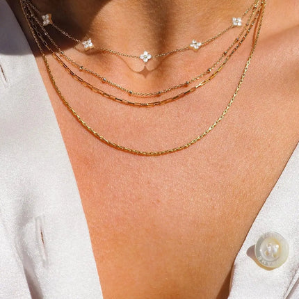 Silver/14K Gold Plated Cubic Zirconia Necklaces for Women Hypoallergenic Necklace Choker Necklace Christmas Gift For Women