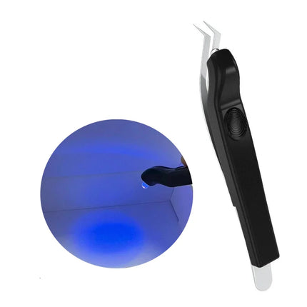 Mini Handheld Rechargeable UV Eyelash Extension grafting Lamp, Fast Curing for Glue, Wireless Tweezer Light