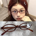 Oval-dark brown