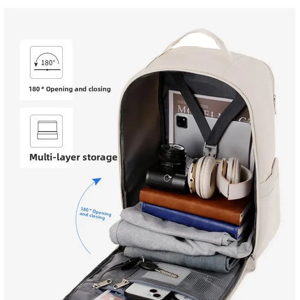 Men Women 40x20x25 Cabin Bag Outdoor Travel Lightweight Hand Luggage Backpack Short-Distance Backpack Business Computer Bag