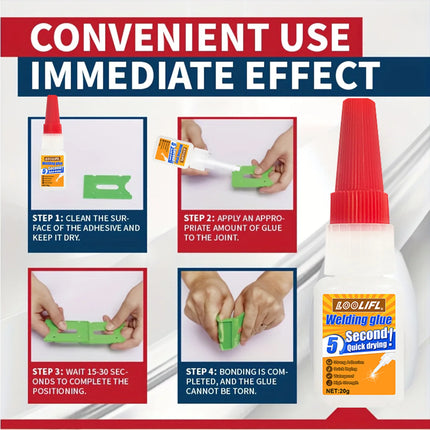 High strength Oily Welding Adhesive Extra Strong Instant super glue Universal Metal Bonding Repair Suitable for Meta Glass Wood