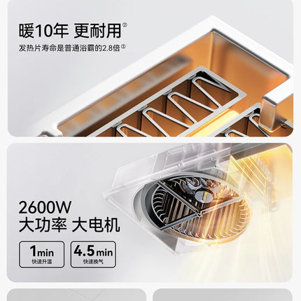 Aopu AI constant temperature warm Yuba lighting exhaust fan integrated bathroom integrated ceiling air heating E05Y