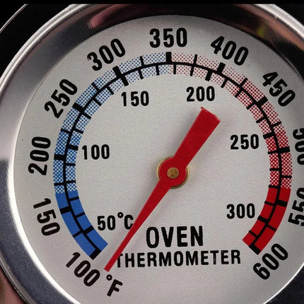 Safe Oven Thermometer 50-300°C Stainless Steel Oven Thermometer Mini Dial Stand Up Temperature Gauge Gage Food Meat Kitchen Tool