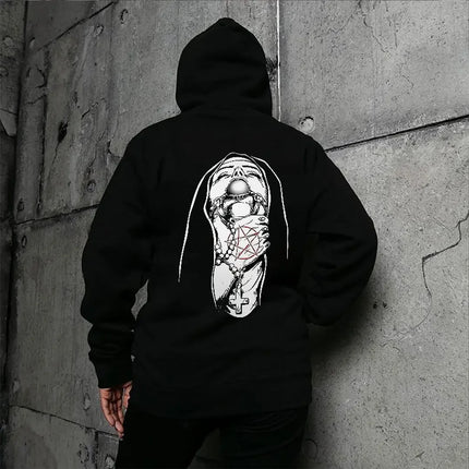 Casual Trend Loose Long-sleeved Hooded Sweatshirt Men's and Women's Spring and Autumn Fashion Sports Casual Coat