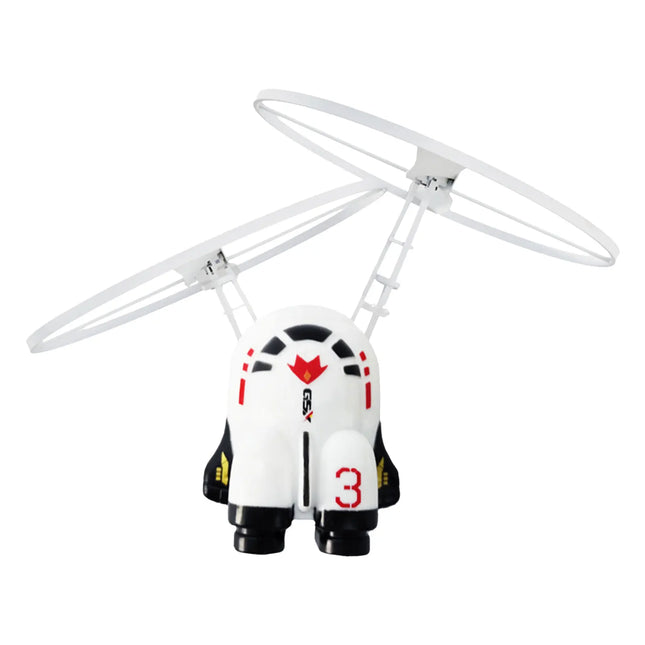Flying Robot Astronaut Toys Children Robot Toys with Light Cute USB Charging Astronaut with LED Light for Boys Girls Christmas