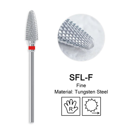 Nail Drill Bits Carbide Large Cone Electric Milling Cutter Gel Polish Remover Grinding Tools DIY Accessories Supplies