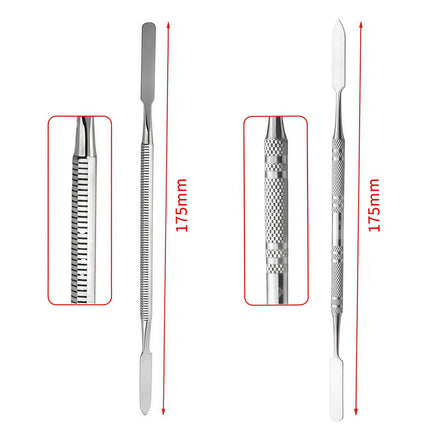 10pcsStainless Steel Mixing Spatula Tool Spatuler   Stick Color Tools  Dental Nail Art Makeup Foundation Eyeshadow Mixing
