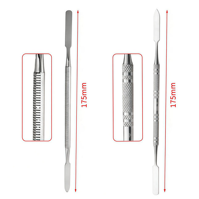10pcsStainless Steel Mixing Spatula Tool Spatuler   Stick Color Tools  Dental Nail Art Makeup Foundation Eyeshadow Mixing