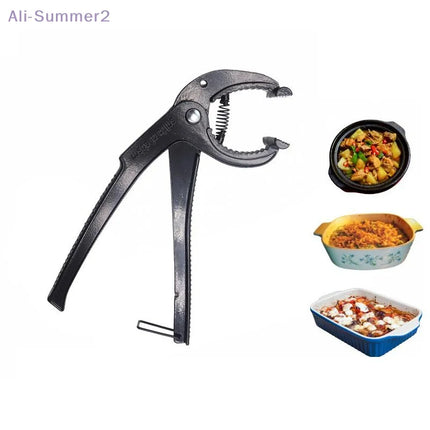 {MX} Aluminum Pan Tongs Pizza Gripper For Deep Pizza Pan Anti Scalding Bowl Holder Stone Pot Gripper Clip Hot Plate Clamp