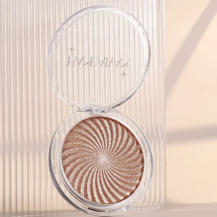 6Colors Face Brightening Highlighter Palette Monochrome Pearlescent Fine Glitter White Champagne Waterproof High Gloss Highlight