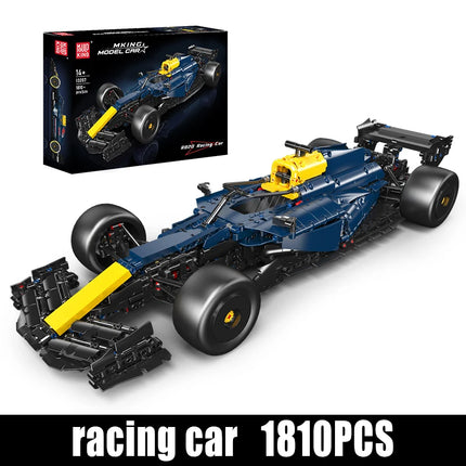 Mould King 13207 Technical Car Toys The RB20 Racing Car Building Block Set Assembly Fomular Car Model Brick Kids Christmas Gift