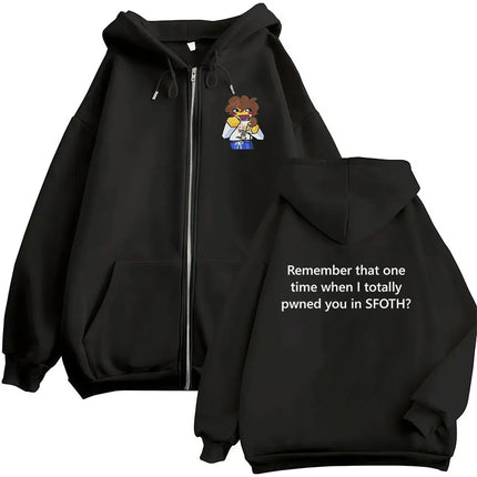 Funny Blame John Meme Zipper Hoodie Shedletsky Forsaken Fashion Autumn/Winter Sweatshirt Men Women Casual Oversized Coats Hoody