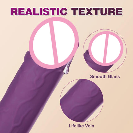 Y-Pao 4 in 1 Sex Machine for Women Thrusting Dildo Vibrador Heating G Spot Vaginal Massager Suction Cup Adult Sex Toys for Women