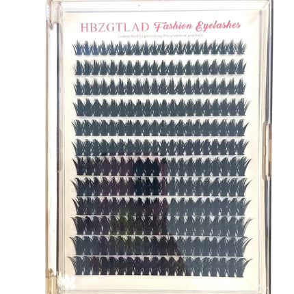 HBZGTLAD Spike eyelash clusters Wispy Cluster eyelash extensions mink strips lower eyelashes fairy hair combinations eyelash clu