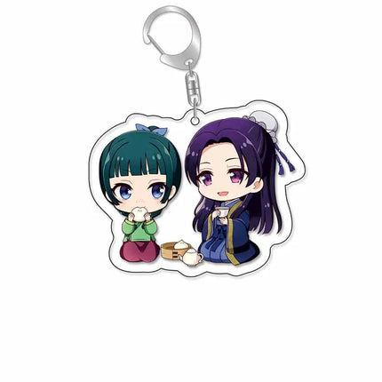 Anime The Apothecary Diaries Acrylic Keychain Cute Maomao Figure Keychain Keyring for Bag Backpack Accessories Gift