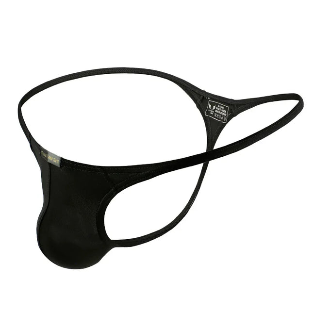 Solid Color Mens thong Elastic Seamless Man Underwear  Bikini Sexy Gay Male Jockstrap T-pants Breathable Homme Underpants Cueca