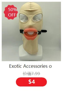 Exotic Accessories of Leather Bondage Fetish Eye Mask Sex Toys for Women Couples Bdsm Cosplay Blindfold Erotic Flirting Costumes