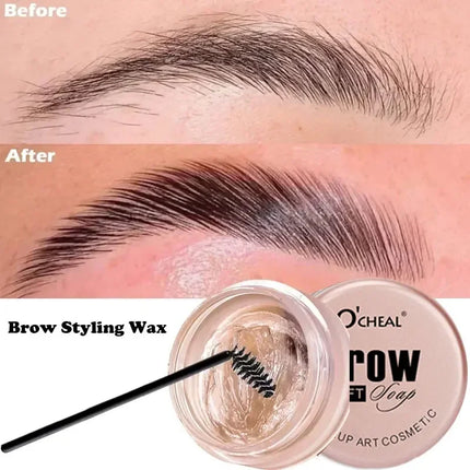 3D Eyebrow Styling Cream Waterproof Quick-drying Make up Eyebrow Sculpt Soap Natural Wild Brows Pomade Setting Gel Wax Wholesale