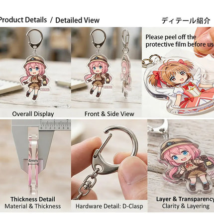 WIND BREAKER Haruka Sakura Akihiko Nirei Kyoutarou Sugishita Tasuku Tsubakino Shuhei Suzuri Wolf Butler Chibi Acrylic keychain