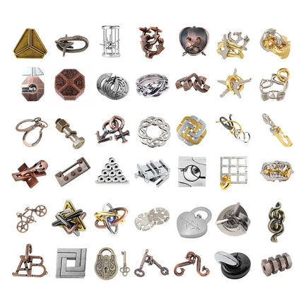 Metal Puzzle Toys For Children Adults Rompecabezas Metalico 3D IQ Brain Teaser Casse Tete Juguetes Y Aficiones игрушки для детей
