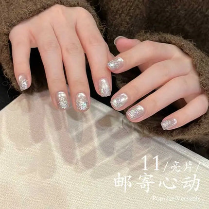 Museluoge Mail Heartfelt Cat Eye Gel Nails Polish 5ml Canning Semi Permanent Soak Off Magnetic Gel Nail Gel  For Nail Salon