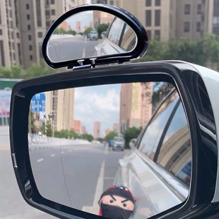 Car Blind Spot Rearview Mirror Adjustable Wide Angle Rear View Auxiliary Mirror Parking Reference Mirror Car Accessories