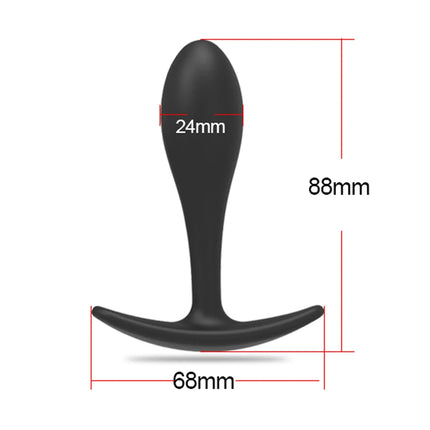 Soft Silicone Anal Toy Butt Plug Anal Plug Unisex Sex Stopper Adult Toys for Men/Women Anal Trainer for Couples Sex Products 18+