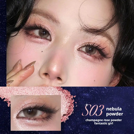 Colorkey Shimmer Pearl Glitter Monochrome Eyeshadow Brighten Crystal Highlight Waterproof Long-Lasting Face Makeup For Dinner