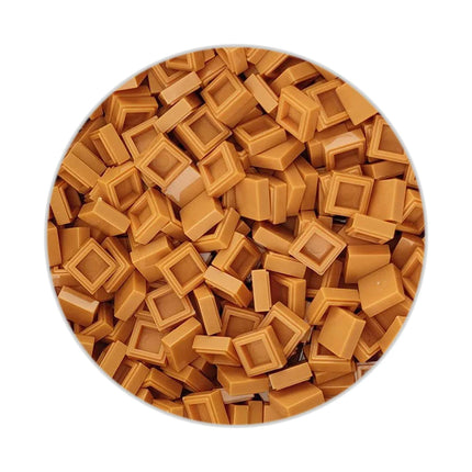 200/330/660pcs MOC Pixel Particles Plate Smooth 1x1 DIY Building Blocks Flat Square Bricks Halloween Christmas Children Toy 3070
