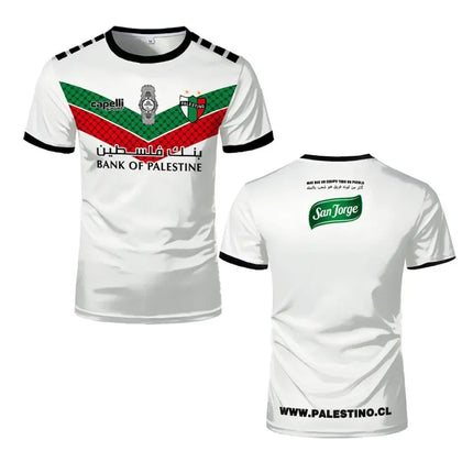 New Palestinian Flag Jersey Summer Light Luxury Digital Breathable Printed Short-sleeved Men And Women Fashion Sports T-shirt