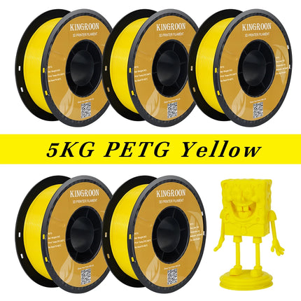 5KG PLA PETG TPU Filament 1.75mm High Quality 3D Printing Material Degradable Eco-friendly For 3D Printer Plastic 5 Rolls