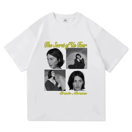 Gracie Abrams Risk The Secret of Us The Eras Tour T-Shirt Men/Women Aesthetic Retro T-Shirt Unisex New Album Tees Shirts