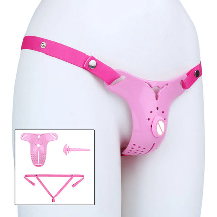 LICKER ABS Chastity Cages With Urethral Orifice Penis Bondage Cock Lock Loyalty Belt Sex Toys For Men Sissy Erotic Accessories