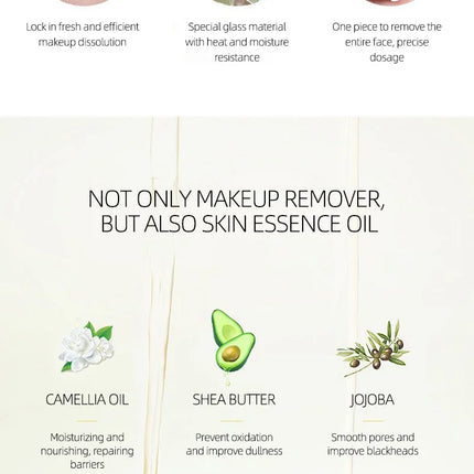 Maffick Camellia Cleansing Oil - Single-Use Packs, Deep Cleansing, Gentle Makeup Removal, Portable and Convenient