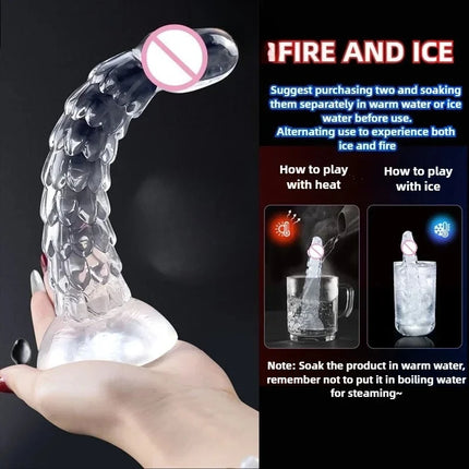 23cm Dragon Dildo Suction Cup Anal Plug Whip Buttplug Anus Dilator Female Vaginal Masturbator Butt Plug Sex Toys For Women Men