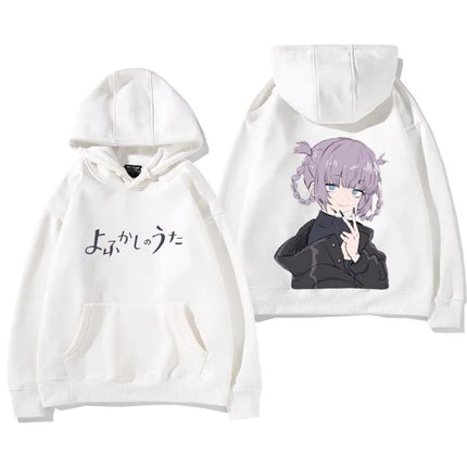 New Japanese anime Call of the Night hoodies Nazuna Nanakusa Ko Yamori Cartoon hooded sweatshirt Men's and women's Y2K hoodies