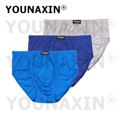 3 Pcs Big Size Briefs Large Underwear Men Underpants Cotton Breathable Panties Undies Knickers XL 2XL 3XL 4XL 5XL 6XL 7XL 8XL