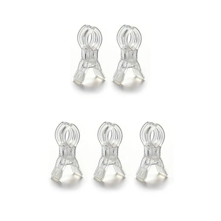 5-10pc Non-slip Balloon Arch Clip Transparent Plastic Multipurpose Spring Clamp Durable Windproof Clips Balloon Photography Deco
