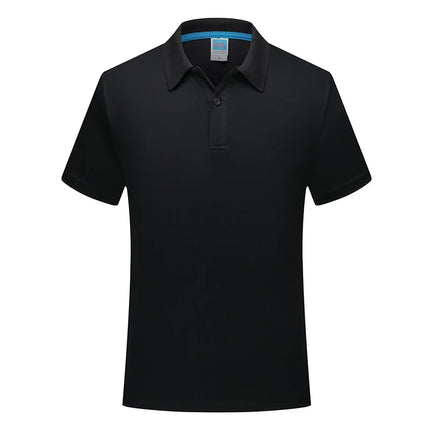 Sports quick-drying polo shirt Custom printed logo lapel cheap advertising T-shirt Marathon running embroidered pattern diy