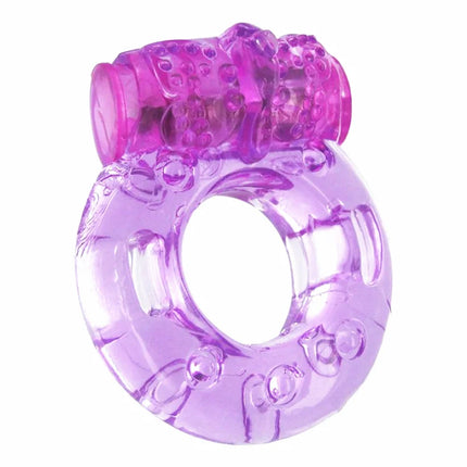 2pcs Finger Vibrator Ring Elastic Silicone Penis Vibrating Clitors Massager Masturb Cockring Toy Sex Toys,Adult Products for Men