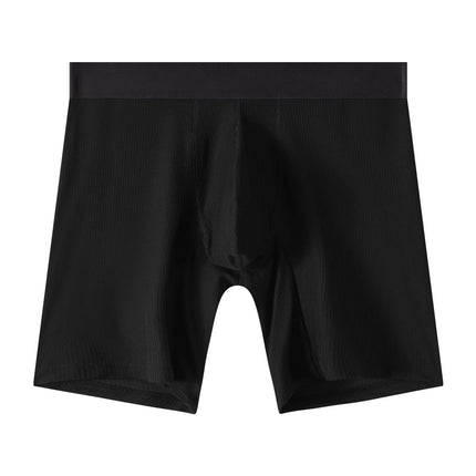 Mens Underwear Boxer Shorts Hombre Soft Nylon Panites Man Breathable U Convex Pouch Extended Underpant Male Trunks Cueca L-XXL