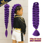 Purple / Wigundle Base Pack / Kanekalon Hair
