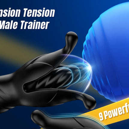 Prostate Massager Anal Vibrator Male Sex Toys for Men Anal Plug 9 Tension Shock Flapping Thrusting Vibrating Butt Plug