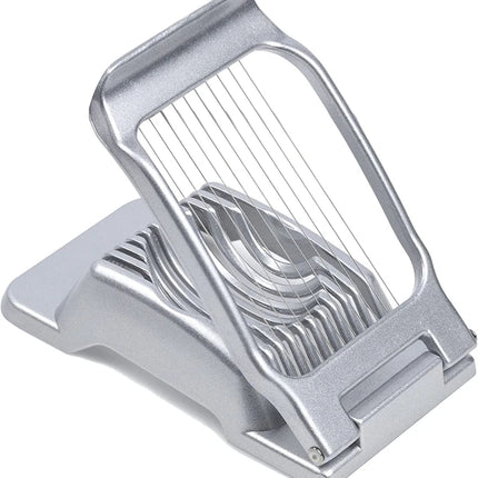 LMETJMA Egg Slicer for Hard Boiled Eggs Stainless Steel Wire Egg Slicer Dicer Cutter Kitchen Strawberry Mushroom Slicer JT188