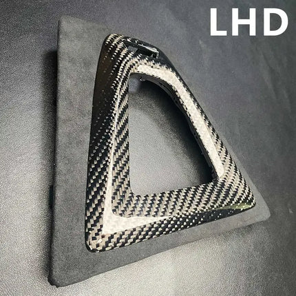 LHD RHD For BMW M3 M4 F80 F82 F83 Coupe M Performance 2014+ Genuine Carbon Fiber Replace Gear Knob Handbrake Console Panel Cover